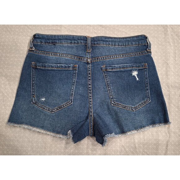 COPY - BP Mid-Rise Distressed Cut-Off Blue Jean Shorts/NWOT, Size 27 - Picture 2 of 6